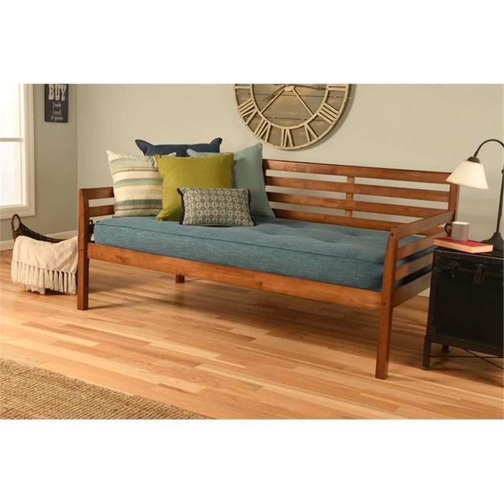 Twin Daybed in Medium Brown, S - Sustainable Living Homes ulasan dan harga