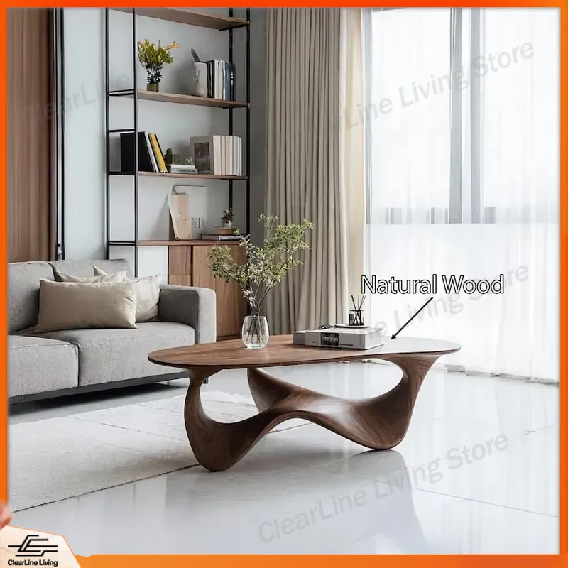 Modern Solid Wood Coffee Table - Sustainable Living Homes ulasan dan harga